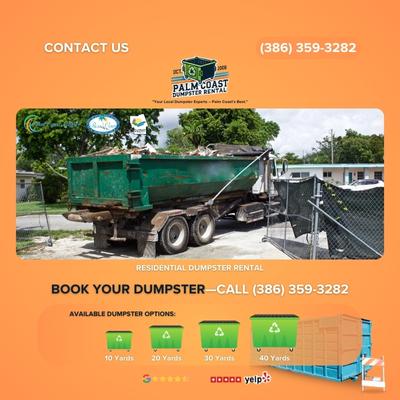 Palm Coast Dumpster Rental | Affordable Roll-Off Rentals & Waste Solutions