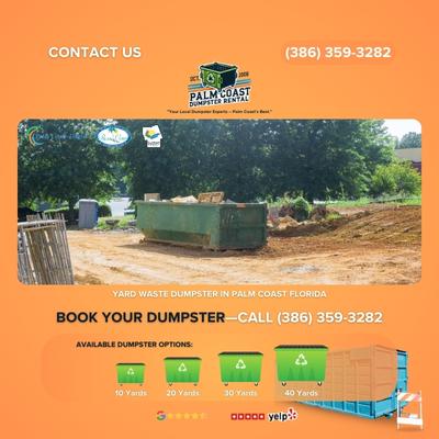 Palm Coast Yard Waste Dumpster Rental